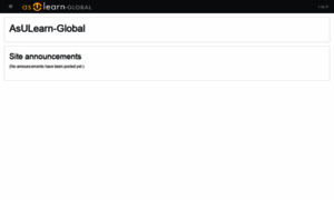 Asulearn-global.appstate.edu thumbnail