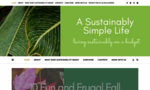 Asustainablysimplelife.com thumbnail