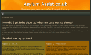 Asylumassist.co.uk thumbnail