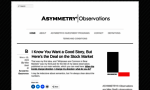 Asymmetryobservations.com thumbnail
