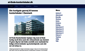 At-finde-kontorlokaler.dk thumbnail