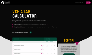 Atar-calculator.deakin.edu.au thumbnail