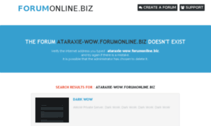 Ataraxie-wow.forumonline.biz thumbnail