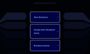 Ataribreakout.online thumbnail