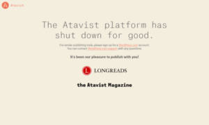 Atavist.net thumbnail