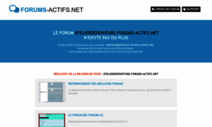 Atelierdepeinture.forums-actifs.net thumbnail