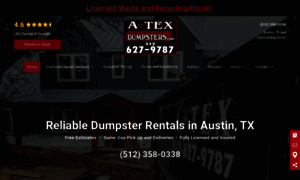 Atexdumpsters.com thumbnail