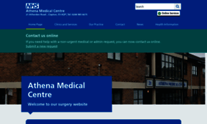 Athenamedicalcentre.co.uk thumbnail