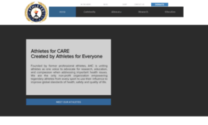 Athletesforcare.org thumbnail