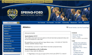 Athletics.spring-ford.net thumbnail