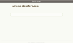 Athome-signature.com thumbnail