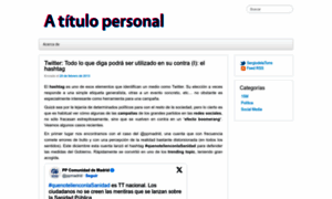 Atitulopersonal.es thumbnail