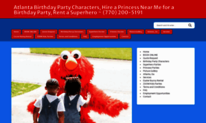 Atlanta-birthday-party-characters.com thumbnail