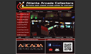 Atlantaarcadecollectors.com thumbnail