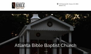 Atlantabiblebaptist.org thumbnail