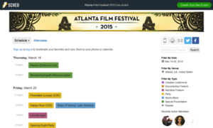 Atlantafilmfestival2015.sched.org thumbnail