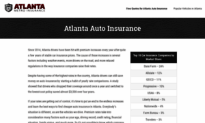 Atlantametroinsurance.com thumbnail