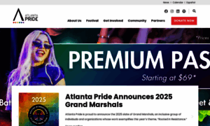 Atlantapride.org thumbnail