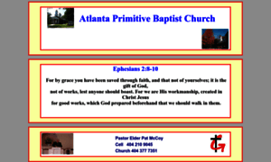 Atlantaprimitivebaptistchurch.org thumbnail