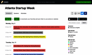 Atlantastartupweek2016.sched.org thumbnail