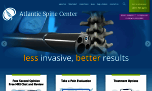 Atlanticspinecenter.com thumbnail