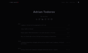 Atodorov.me thumbnail