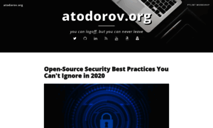 Atodorov.org thumbnail