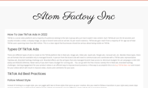 Atomfactoryinc.com thumbnail
