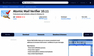 Atomic-mail-verifier.software.informer.com thumbnail