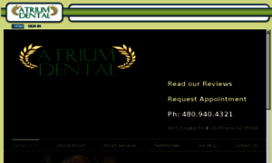 Atriumdental.mydentalvisit.com thumbnail