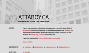 Attaboy.ca thumbnail