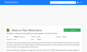 Attack-on-titan-tribute-game.jaleco.com thumbnail