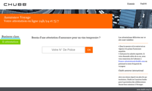 Attestationvoyages.chubbinsured.com thumbnail