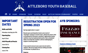 Attleboroyouthbaseball.net thumbnail