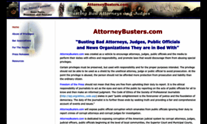 Attorneybusters.com thumbnail