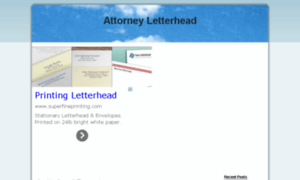 Attorneyletterhead.net thumbnail