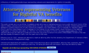 Attorneys4veterans.com thumbnail