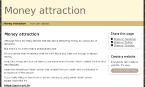 Attract-money.simplesite.com thumbnail