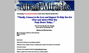 Attractmiracles.com thumbnail