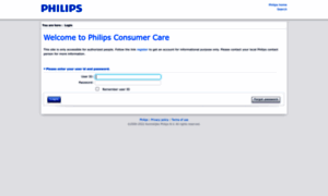 Atyourservice.philips.com thumbnail