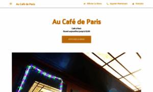 Au-cafe-de-paris.business.site thumbnail