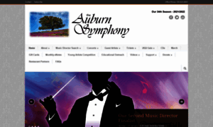 Auburnsymphony.com thumbnail