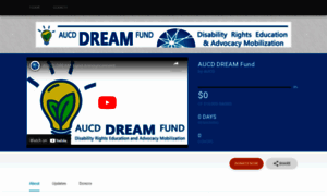 Aucd-dream.causevox.com thumbnail