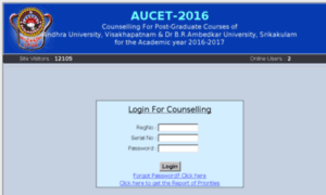 Aucetcounseling.audoa.in thumbnail