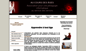 Aucoursdesages.fr thumbnail