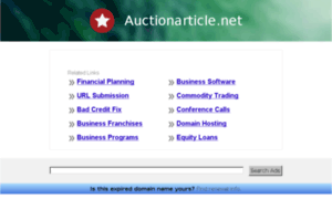 Auctionarticle.net thumbnail
