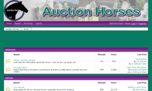 Auctionhorseswa.proboards.com thumbnail