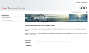 Audi training online