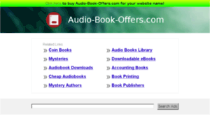 Audio-book-offers.com thumbnail