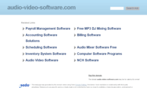 Audio-video-software.com thumbnail